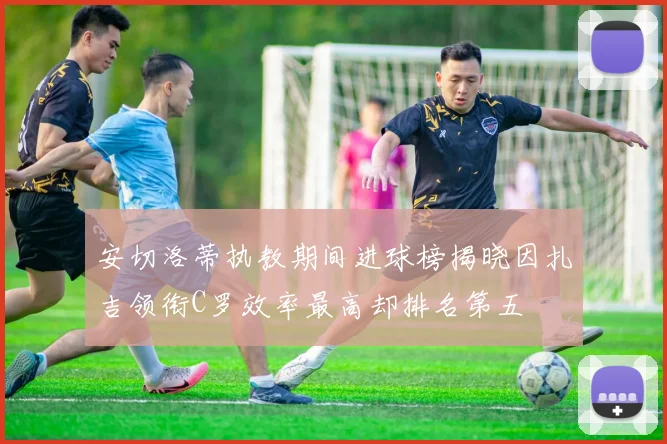安切洛蒂执教期间进球榜揭晓因扎吉领衔C罗效率最高却排名第五